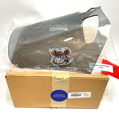 Memphis Shades Road Warrior Windshield Vented Black Smoke 17" MEP87712
