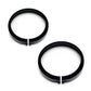 New Genuine Harley Passing Lamp Trim Ring Gloss Black 67700117