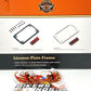 New Genuine Harley Chrome License Plate Frame 67900653