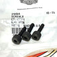 New Genuine Harley 2000-2006 Touring 3pc Air Deflector Thumb Screws 2994