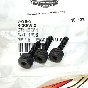 New Genuine Harley 2000-2006 Touring 3pc Air Deflector Thumb Screws 2994
