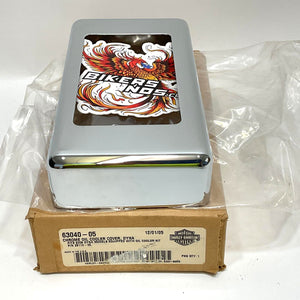 New Genuine Harley 1999-2006 Dyna Chrome Oil Cooler Cover 63040-05