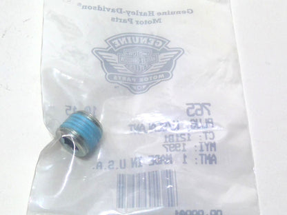 New Genuine Harley Davidson 1999-2022 Twin Cam M8 Crank Case Drain Plug 765