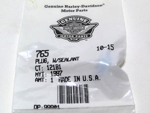 New Genuine Harley Davidson 1999-2022 Twin Cam M8 Crank Case Drain Plug 765