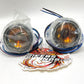 New Genuine Harley 1994-2013 Touring Smoked Lens Bullet Turn Signal Kit 69228-04