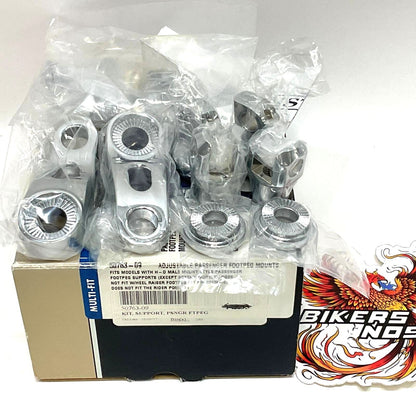 New Genuine Harley Adjustable Passenger Footpeg Mount Kit 50763-09
