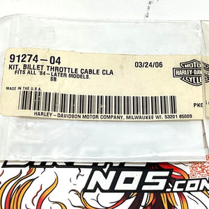 New Genuine Harley 1984 Up Throttle Cable Clip 91274-04