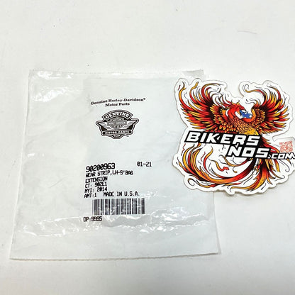 New Genuine Harley 2014-2025 Touring Left Extended Saddlebag Wear Strip 90200963