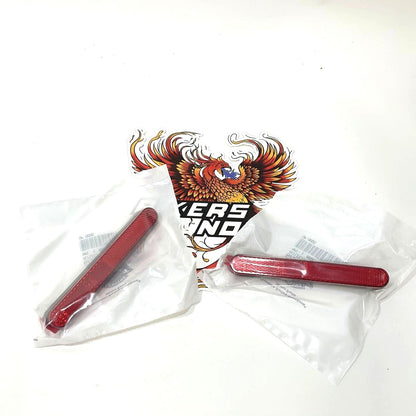 New Genuine Harley 2017-2023 Touring Set of 2 Saddlebag Red Reflectors 67900256