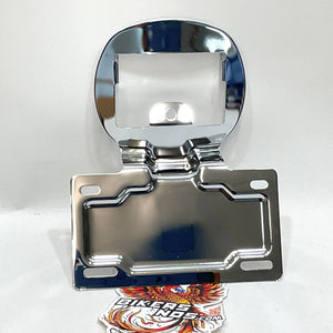 New Genuine Harley 2014-2024 Touring Chrome License Plate Bracket 67900167