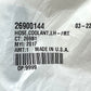New Genuine Harley 2017-2025 Touring Front Left Coolant Hose 26900144