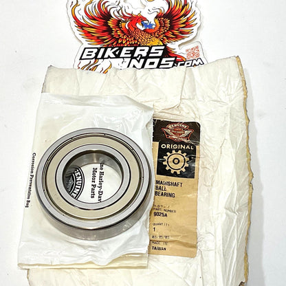 New Genuine Harley 1954-1990 Sportster Transmission Mainshaft Ball Bearing 9025A