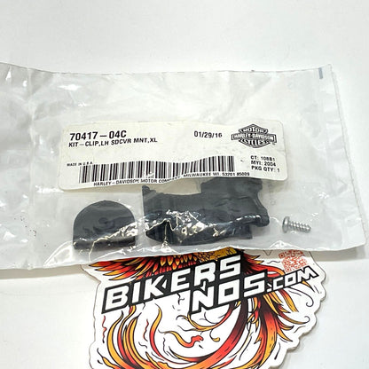NOS Genuine Harley 2004 Up Sportster XL Left Side Cover Mounting Clip 70417-04C