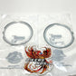 New Genuine Harley 1996-2025 Touring 2pc Passing Aux Lamp Nest Rings 68331-02