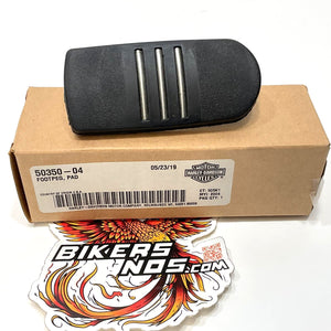 New Genuine Harley Davidson 2004 Up Touring Passenger Footpeg Pad 50350-04
