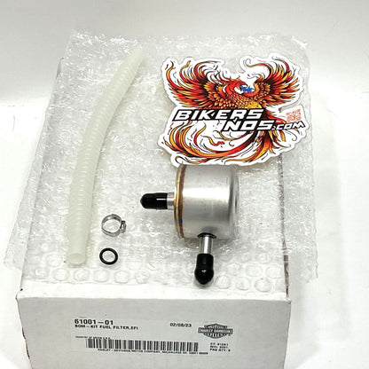New Genuine Harley 2001-2007 Touring Softail Fuel Filter Kit 61001-01