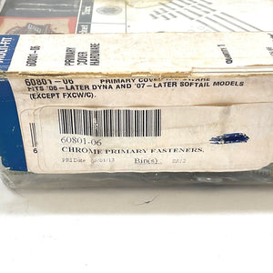 New Genuine Harley 2006 Up Twin Cam M8 Chrome Primary Cover Hardware 60801-06