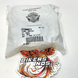 NOS Genuine Harley Davidson 2017 Up Touring 2.5" Muffler Clamp 65900015
