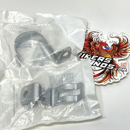New Genuine Harley 2017 Up Touring Exhaust Clamp Bracket 65500042 65500043