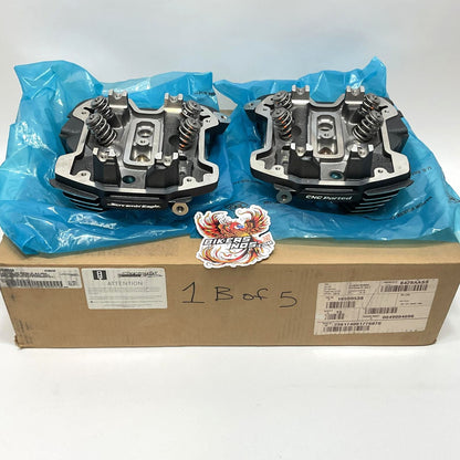 New Genuine Harley Screamin' Eagle M-8 GEN1 CNC Ported Cylinder Heads 16500538
