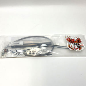 FBI 2021-2023 Harley Touring 14" Ape Hanger Handlebars Cable Install Kit 109914