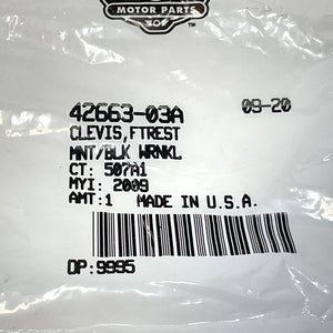 NEW Genuine Harley 2003-2017 Dyna CLEVIS FOOTREST MOUNT 42663-03A