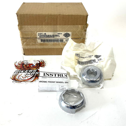 New Genuine Harley 2008 Up Touring Domed Front Wheel Spacer Kit 41371-08