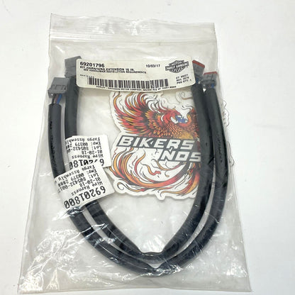 New Genuine Harley 16" Handlebar Wire Harness Extension 69201796