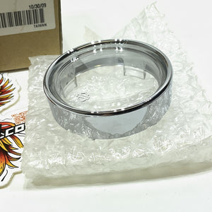 New Genuine Harley Bullet Style Clear Lens with Chrome Trim 69004-06