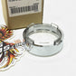 New Genuine Harley Bullet Style Clear Lens with Chrome Trim 69004-06