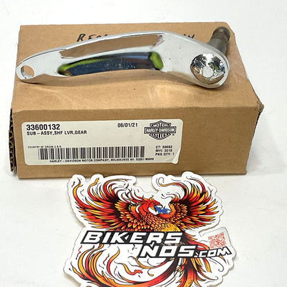 New Genuine Harley 2018 Up Softail Gear Shift Lever Chrome 33600132