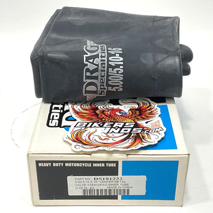 Drag Specialties Inner Tube Heavy Duty 16" Center Metal Valve DS181232