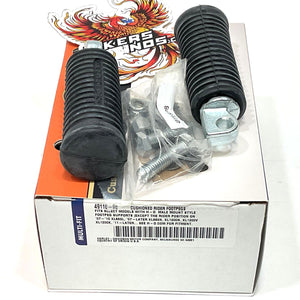 New Genuine Harley Large Cushioned Footpegs 49110-98