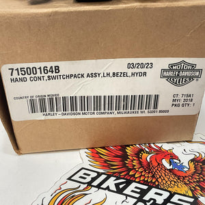 New Genuine Harley 2021-2024 CVO Touring Left-Hand Backlit Switchpack 71500164