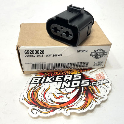 New Genuine Harley 2025-2025 M8 Main Wire Harness 2Way Socket Connector 69203028