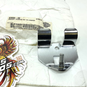 New Genuine Harley 2009-2025 Tri Glide Steering Damper Bracket 83865-09