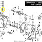 New Genuine Harley 1970-99 Shovel & Evo Crankcase Oil Screen 5pk 24981-70