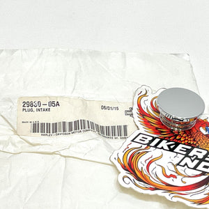 New Genuine Harley 2008-2017 Twin Cam Chrome CVO Intake Backplate Plug 29830-05A
