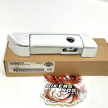Genuine Harley 2014-2025 Touring Tour Pak Latch Blizzard White Pearl 53000633ELW