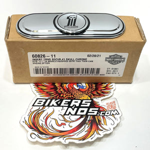 NEW Genuine Harley Willie G #1Skull Transmission End Cover Trim Decal 60826-11