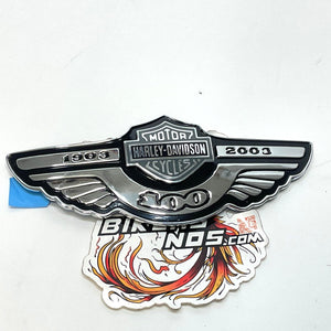 New Genuine Harley 100TH Anniversary Softail LH Fuel Tank Medallion 62234-03A