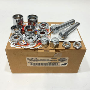New Genuine Harley Dyna Billet Shock Chrome Mounting Hardware kit 54720-04