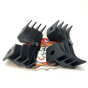 New Genuine Harley 2004-UP XL Black Finned Headbolt Bridge Set 61400176