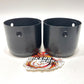 New Genuine Harley 2009-2016 Touring Satin Black Anodized 4" End Caps 65100028