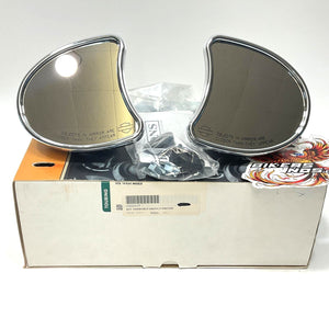 New Genuine Harley 2014-2025 Batwing Fairing Touring Chrome Mirrors 56000077