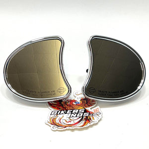 New Genuine Harley 2014-2025 Batwing Fairing Touring Chrome Mirrors 56000077