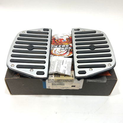 NEW Genuine Harley 1986Up Chrome and Rubber Passenger Footboard Inserts 50177-95
