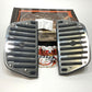 NEW Genuine Harley 1986Up Chrome and Rubber Passenger Footboard Inserts 50177-95