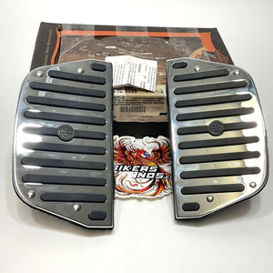 NEW Genuine Harley 1986Up Chrome and Rubber Passenger Footboard Inserts 50177-95