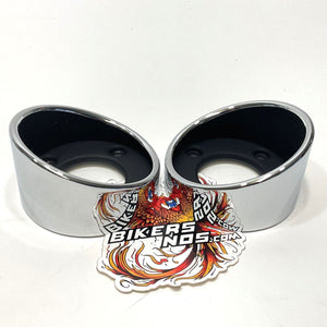 Harley 2009-2025 Touring Screamin Eagle Short Slash 4" Muffler End Caps 65100062